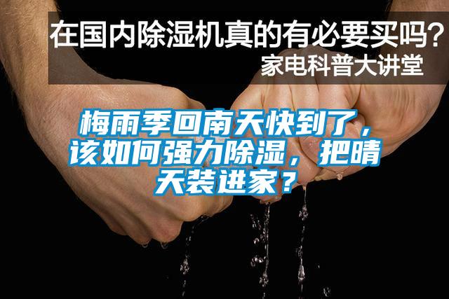 梅雨季回南天快到了，該如何強(qiáng)力除濕，把晴天裝進(jìn)家？