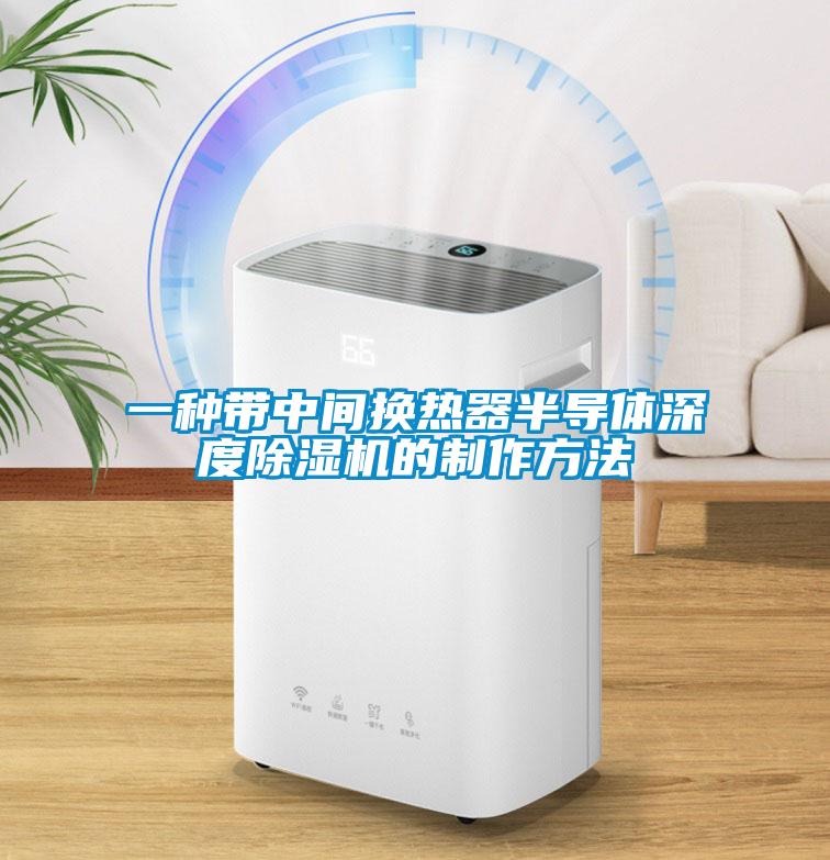 一種帶中間換熱器半導(dǎo)體深度除濕機的制作方法