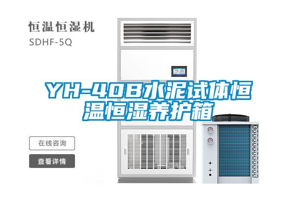 YH-40B水泥試體恒溫恒濕養(yǎng)護箱