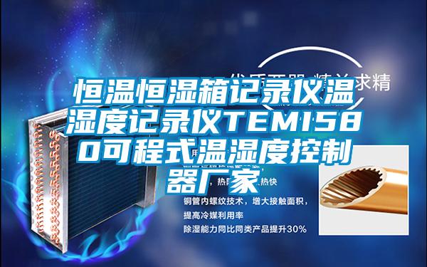 恒溫恒濕箱記錄儀溫濕度記錄儀TEMI580可程式溫濕度控制器廠家