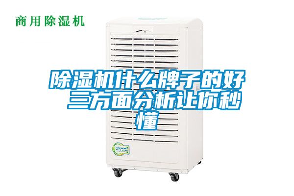 除濕機(jī)什么牌子的好 三方面分析讓你秒懂