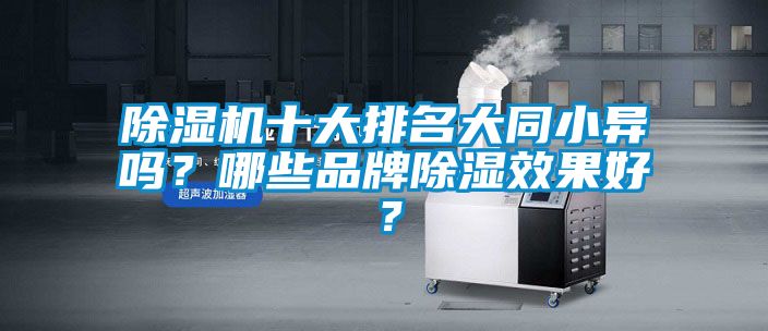 除濕機(jī)十大排名大同小異嗎？哪些品牌除濕效果好？