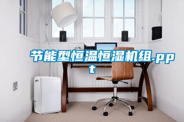 節(jié)能型恒溫恒濕機組.ppt