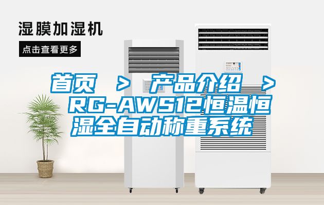 首頁 ＞ 產(chǎn)品介紹 ＞ RG-AWS12恒溫恒濕全自動稱重系統(tǒng)